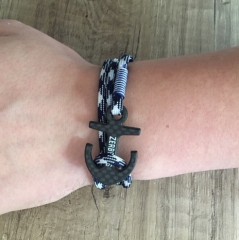 Custom Made 3K Twill Matt Carbon Fiber Decorative Pendant, Bracelet Pendant, Anchor Pendant,Carbon Fiber Gift Produts