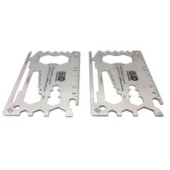 Promotion Gift Multi Stainless steel tool card Customized logo 32 in 1 Stainless Steel Multi Function Tool Cards