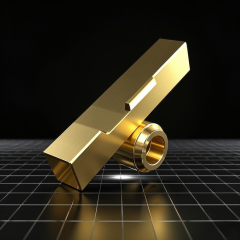 China Made Brass Parts Precise CNC Lathe Turning Processing Mechanical Spare Parts CNC Made Brass Parts