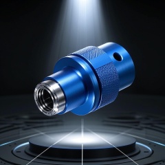 Custom High Quality Cheap Aluminum CNC Parts CNC Knurling Parts