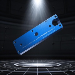 CNC Milling Machining Parts CNC Aluminum Parts With Blue Anodizing Service