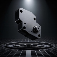 Custom Made CNC Aluminum Parts CNC Milling Machining Black Anodized Spare Parts