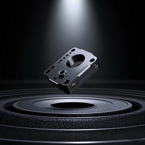 Custom Made 6061 Aluminum Alloy Spare Parts Aluminum Alloy Block Threaded Parts CNC Machining Parts