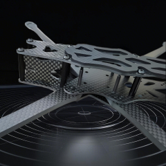 China Customized Carbon Fiber Drone Parts 3K Twill Matt Carbon Fiber Drone Frame Parts UAV Frame Components