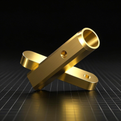 Polished Brass Parts for Granulating Machines and Plastic Granulating Customized - Brass Parts Surface Polishing Service