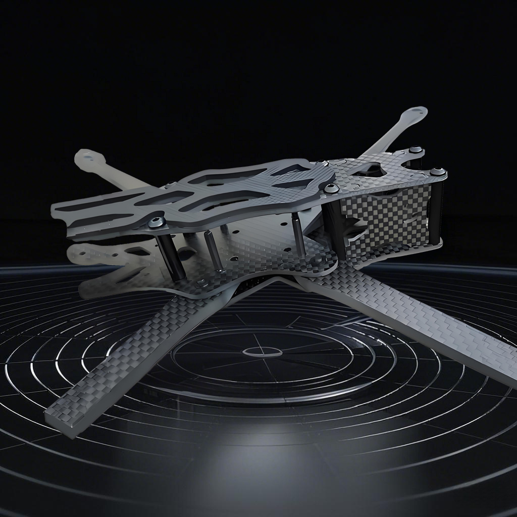 Custom Made 3K Plain Matt Carbon Fiber Parts Carbon Fiber Drone Frame Parts