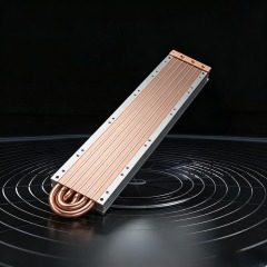 Copper-Aluminum Inlaid Tube Liquid Cold Plate | Embedded Oxygen-Free Copper Tube Water Cooler