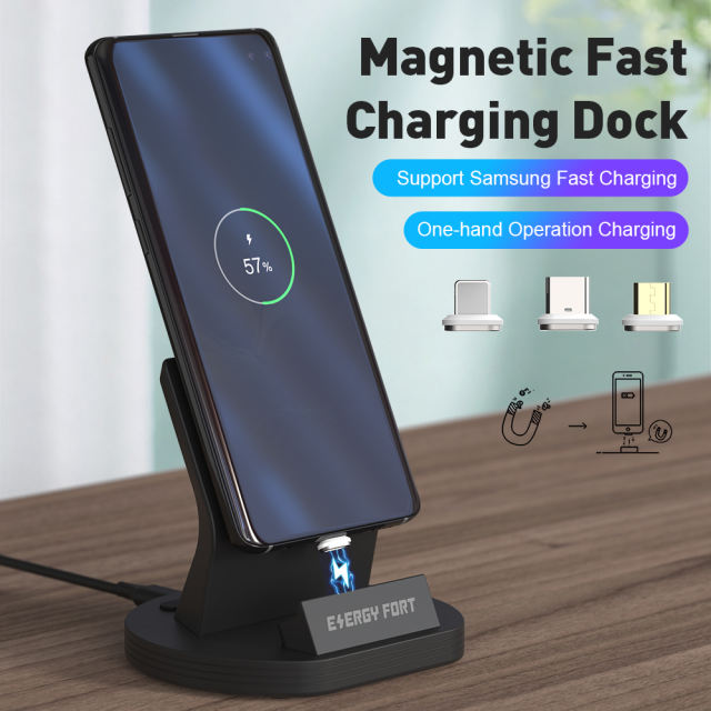 ENERGY FORT & SIKAI 11th Gen Magnetic Fast Wireless Charging Dock for Samsung Galaxy S21 S20 S10 S8 Note 10 NOTE10 series
