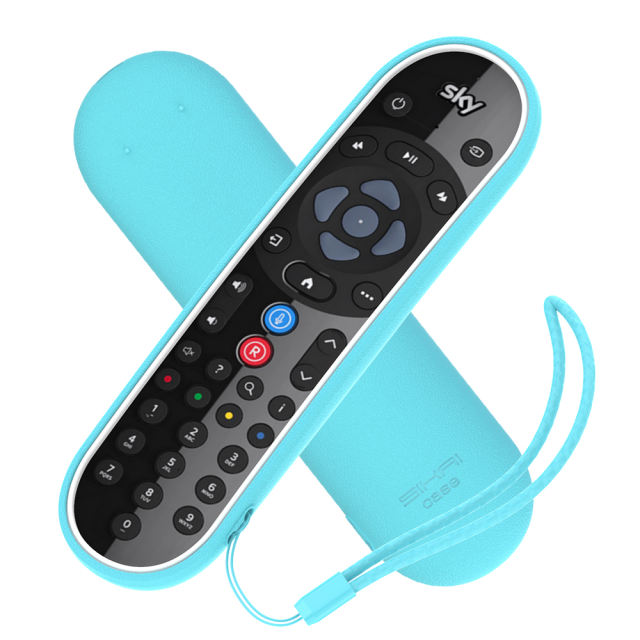 SIKAI CASE Glow in Dark protective cover Compatible with 2020 Newest Sky Q remote control EC201 / EC202, Fit A Glove, silicone protection, good grip,
