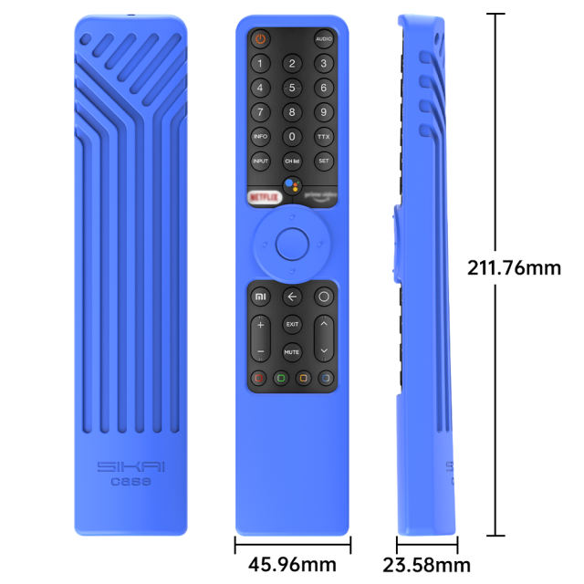 SIKAI Case for Xiaomi Mi TV P1 50 43 P1E Q1 75 Q1E 55 XMRM-19 Bluetooth Voice Remote Control Luminous Protective Cover