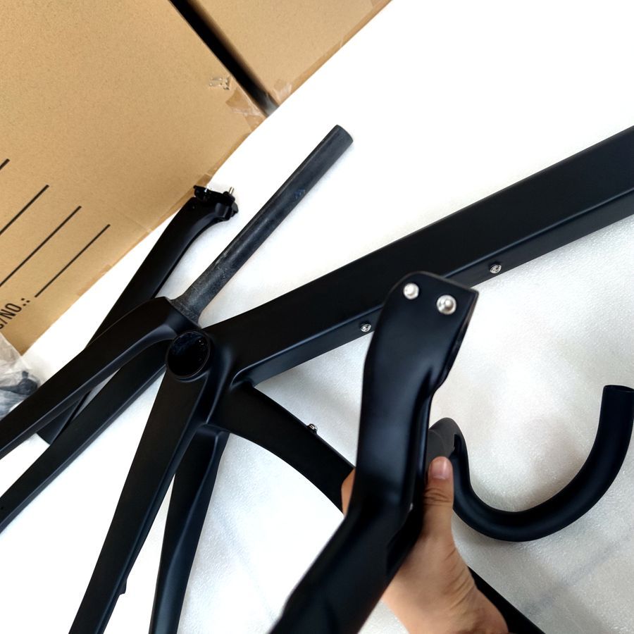 BIKEDOC HRB37 Internal Cable Routing Carbon Road Bike Handlebars