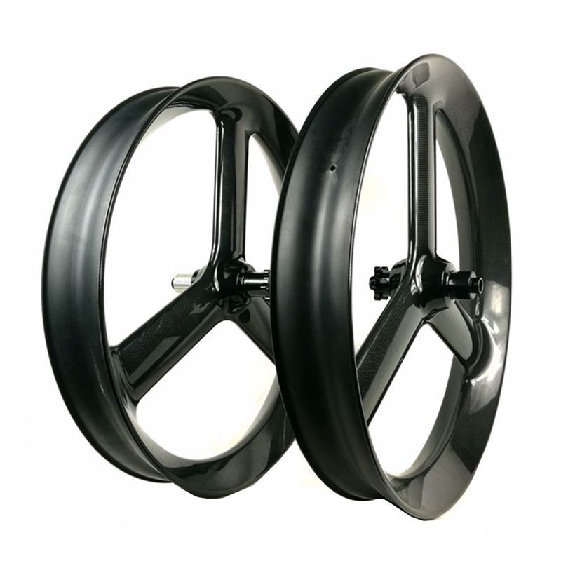 [BKFS9040] Fat Bike Wheels 90mm Carbon Bicycle Wheelset Tri Spoke