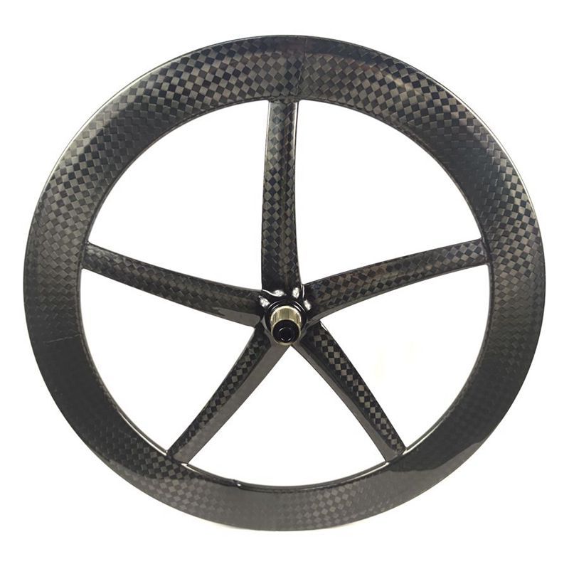 [BKX5] 5 Spoke Carbon Road Bikes Wheels 700C Wheelset Fixed Gear BIKEDOC