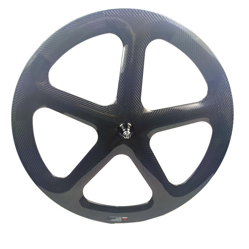 [BKSW5] Carbon 5 Spoke Track Wheel 700C Carbon Wheels BIKEDOC