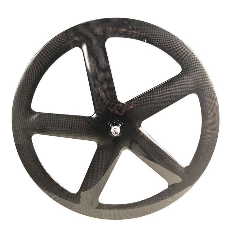 [BKZ5] Tubular 5 Spoke Fixed Gear Carbon Wheel Racing 700C BIKEDOC