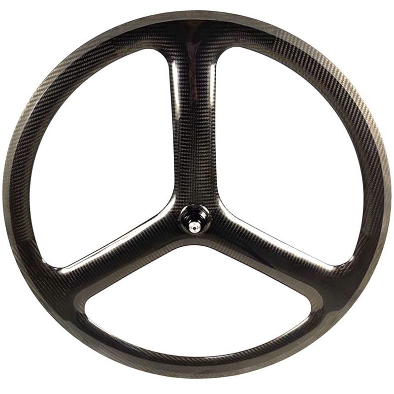 [BKX3] 700C 3 Spoke Carbon Bike Rims Carbon Bicycle Tri Spoke Wheel BIKEDOC