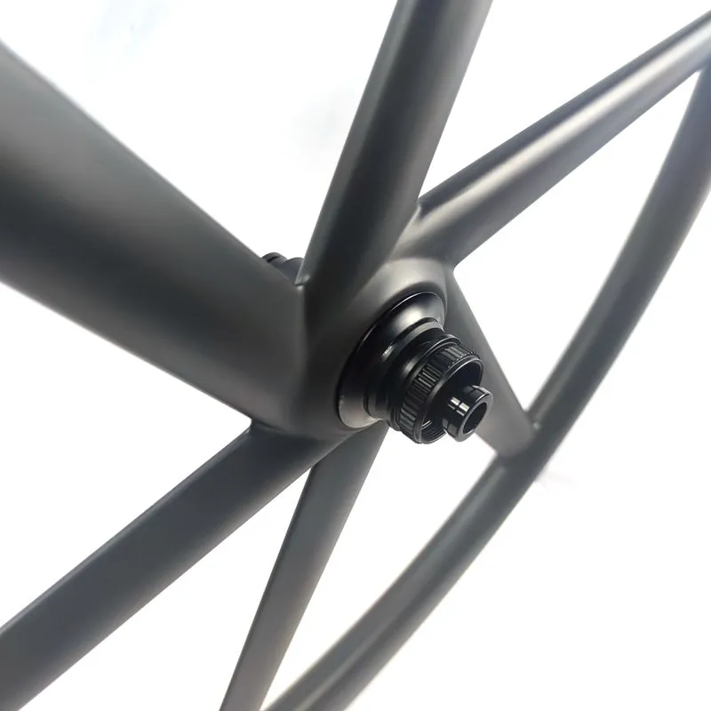 [BKGR3140]  Pairs Of Carbon Gravel Bike Wheels 700C 6 Spoke Tubeless BIKEDOC