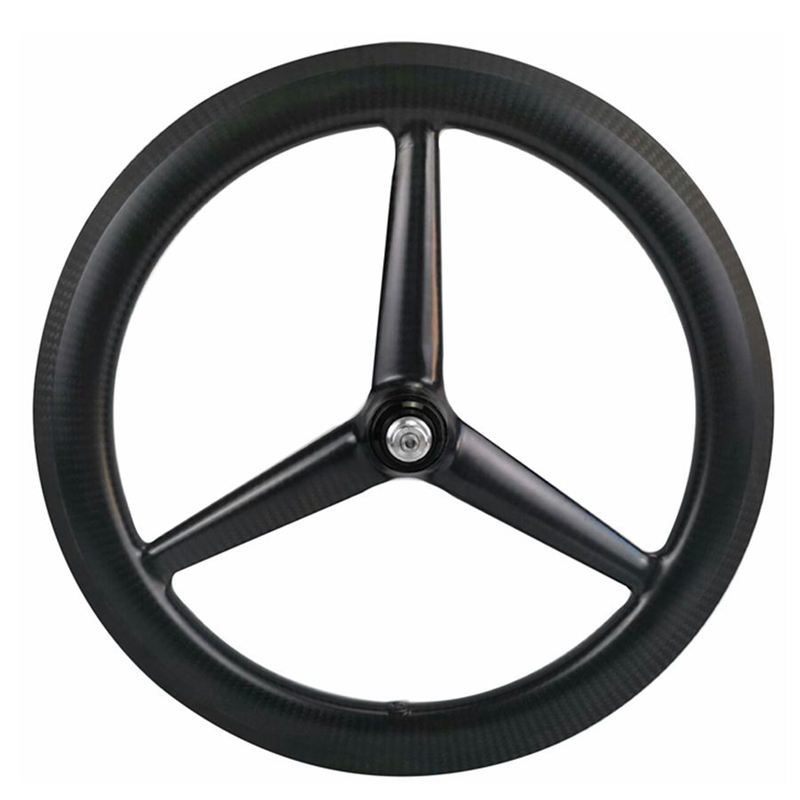 [BKWS406] Tri Spoke Carbon 406 20inch Wheel 3 Spoke 406 BIKEDOC