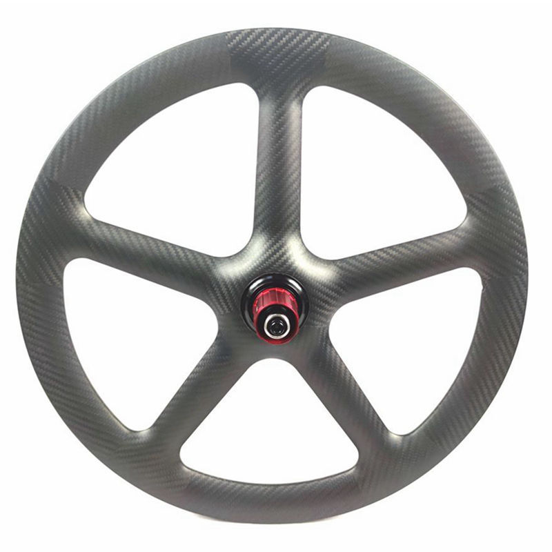 [BKXDW451] Foldable Bicycle Wheel 20 451 Carbon 5 Spoke Wheelset BIKEDOC