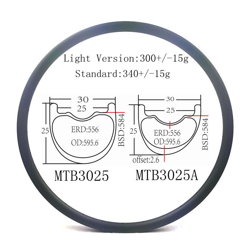 [MTB3025] 27.5 MTB Rim Set 650B Rims Bike 27.5  MTB Bicycle Rim BIKEDOC
