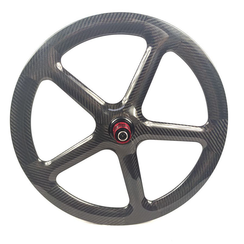 [BKXDW349] Carbon Fibre Wheels BMX 16 Inch 349 5 Spoke Wheelset BIKEDOC