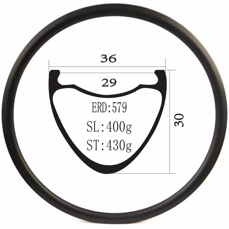 [CX3630HK] Carbon Fiber Rim 700C Gravel Road Bike Rims BIKEDOC