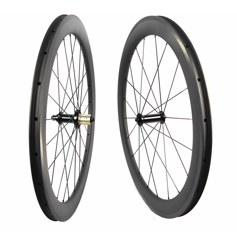 [25MM Wide] Carbon Wheelset 700C Road Rims Brakes Carbon Cycle Wheels