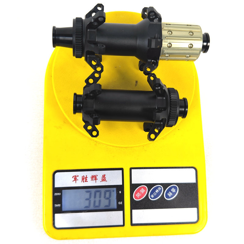 310g Ratchets Structure Bicycle Hub For Carbon Spoke Disc Brake Front 24H Rear 24H