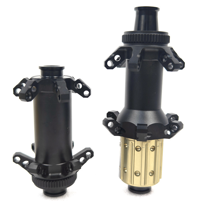 310g Ratchets Structure Bicycle Hub For Carbon Spoke Disc Brake Front 24H Rear 24H