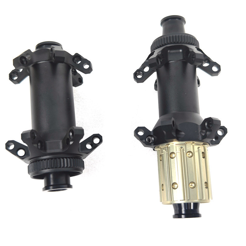 310g Ratchets Structure Bicycle Hub For Carbon Spoke Disc Brake Front 24H Rear 24H