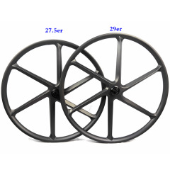 [BKMTB6] 29ER MTB 6 Spoke Carbon Wheel XC Mountain Bike Wheelset 27.5ER BIKEDOC