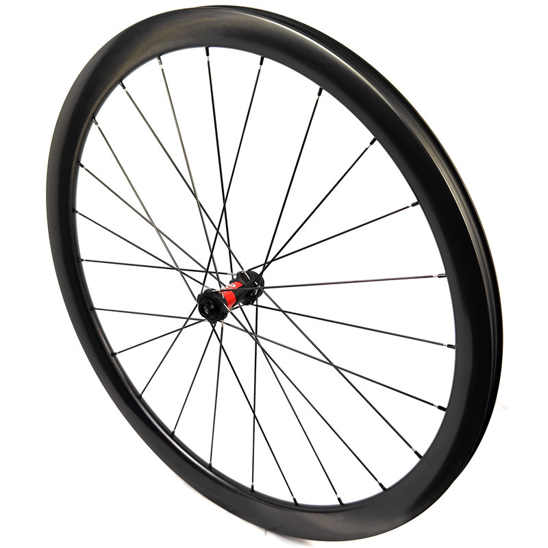 1209g Super Light Carbon Road Disc Brake Wheel DT240S With Carbon Spoke
