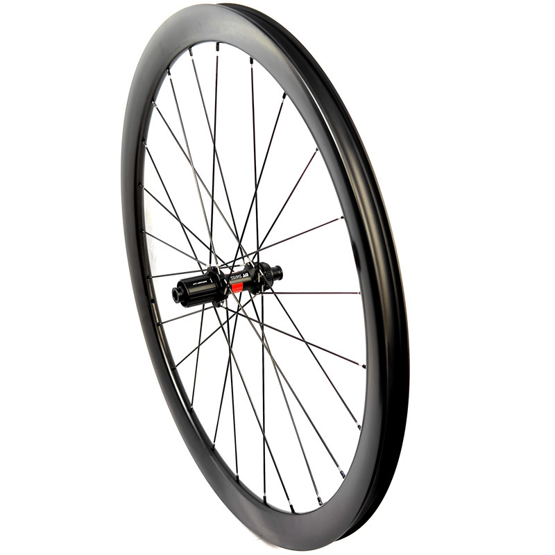 1209g Super Light Carbon Road Disc Brake Wheel DT240S With Carbon Spoke