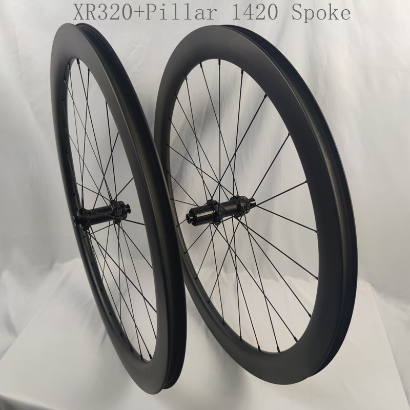 [25MM Wide] Cycling Carbon Wheels 700C Disc Brake Bicycle Wheelset BIKEDOC