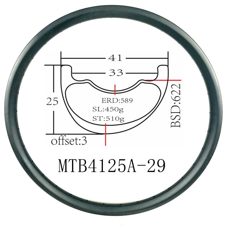 Downhill Aros Carbono MTB 29 Chinese Carbon Rim Manufactures BIKEDOC