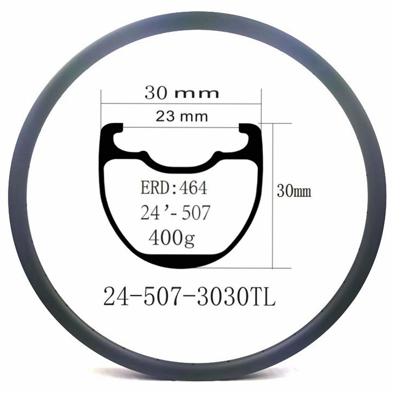 Carbon Rims Bmx 24 Inch BMX Carbon Rim 507 Disc Tubeless For Balance Bike