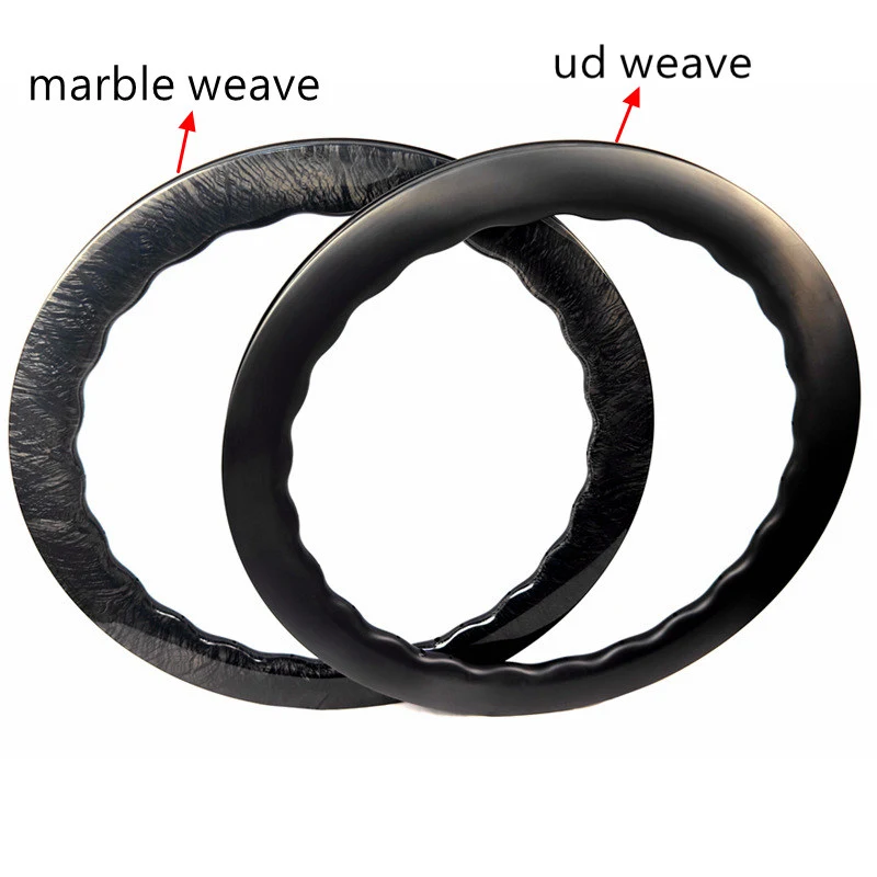 28MM Wide Carbon Fiber Bicycle Rims Road Bike Carbon Rim Gravel Asymmetric