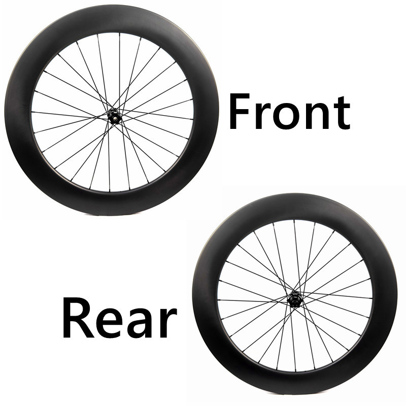 240g Hub 75MM Road Carbon Wheelset Disc Brake 700C Bicycle Racing Wheels Tubeless