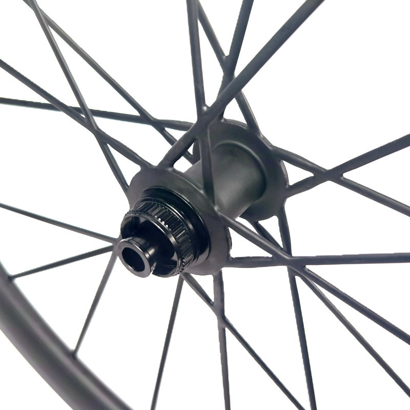 Integrated Carbon Wheelset Gravel Bike Road Disc Brake 700C Bicycle Wheels Full Carbon