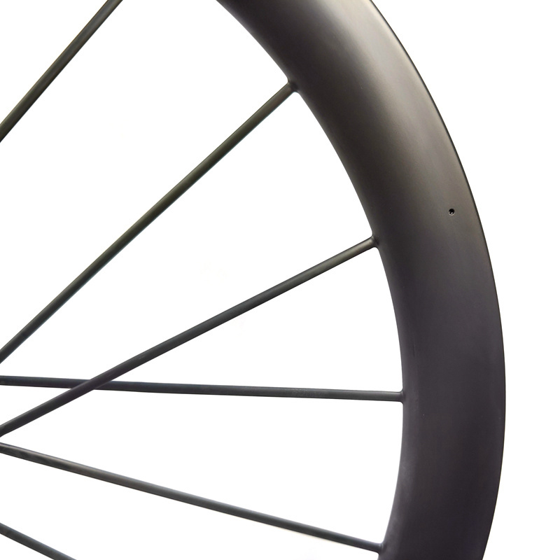 Integrated Carbon Wheelset Gravel Bike Road Disc Brake 700C Bicycle Wheels Full Carbon