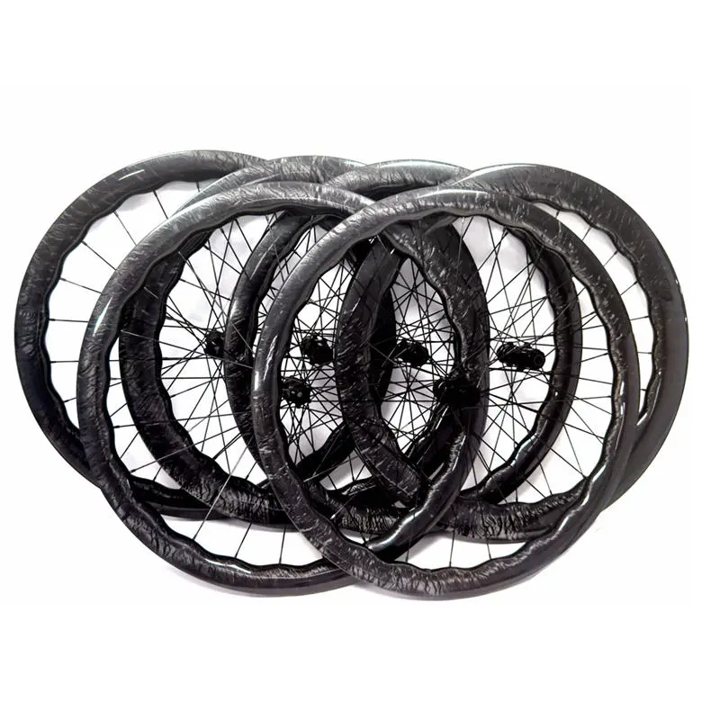 BIKEDOC 700C Bicycle Road Wheels Tubeless Carbon Wheelset Disc brake 28MM Wide