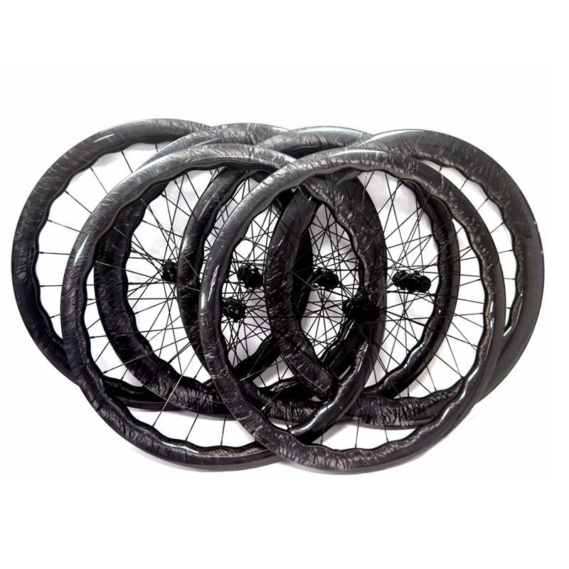 BIKEDOC 700C Bicycle Road Wheels Tubeless Carbon Wheelset Disc brake 28MM Wide