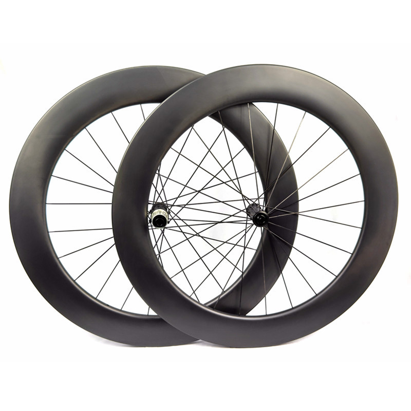 240g Hub 75MM Road Carbon Wheelset Disc Brake 700C Bicycle Racing Wheels Tubeless