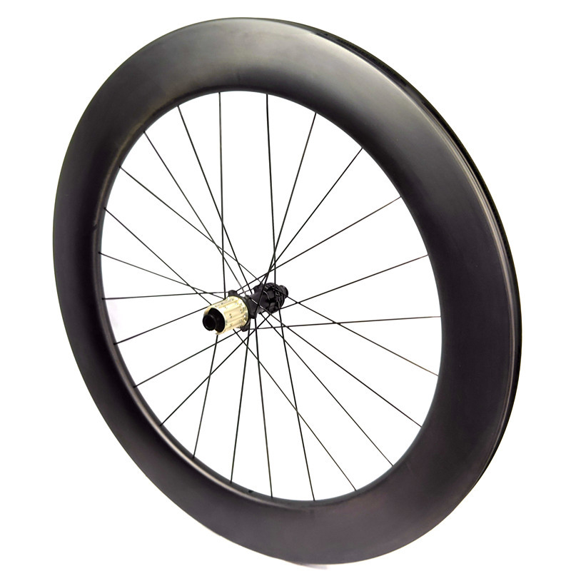 240g Hub 75MM Road Carbon Wheelset Disc Brake 700C Bicycle Racing Wheels Tubeless