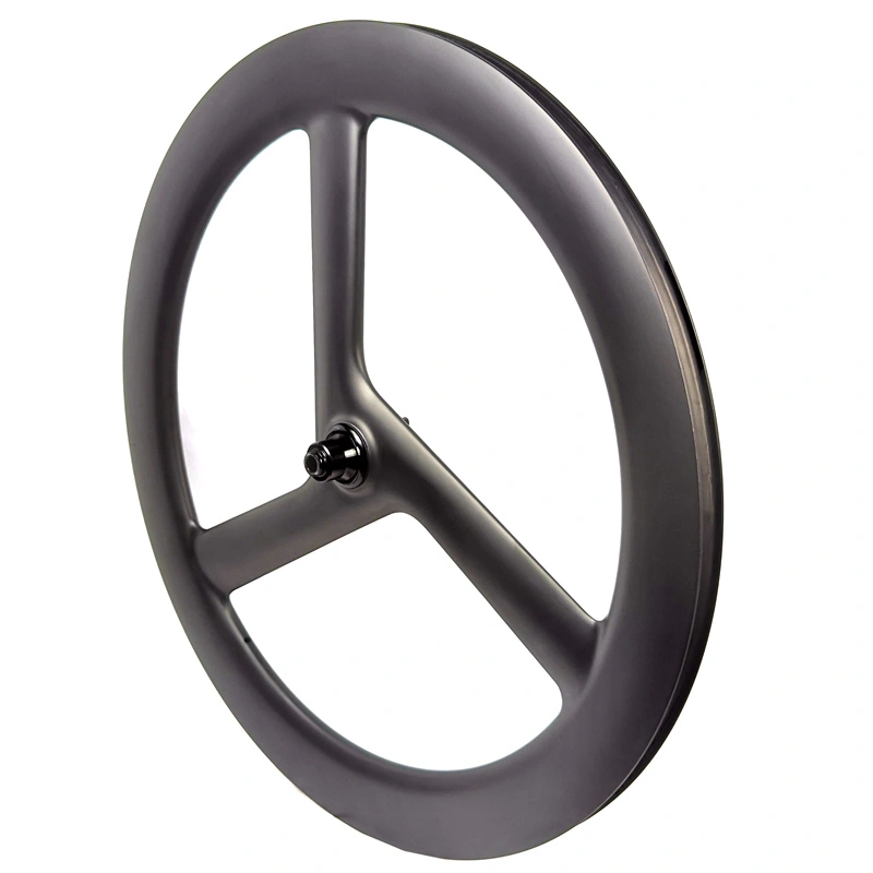 BIKEDOC 700C Speed 3 Spoke Wheels Racing Carbon Tri Spoke Wheel set Road Disc