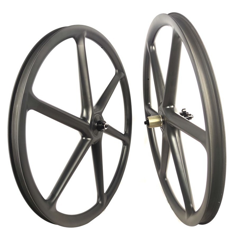 26ER MTB 6 Spoke Carbon Wheel XC Mountain Bike Wheelset 29ER BIKEDOC