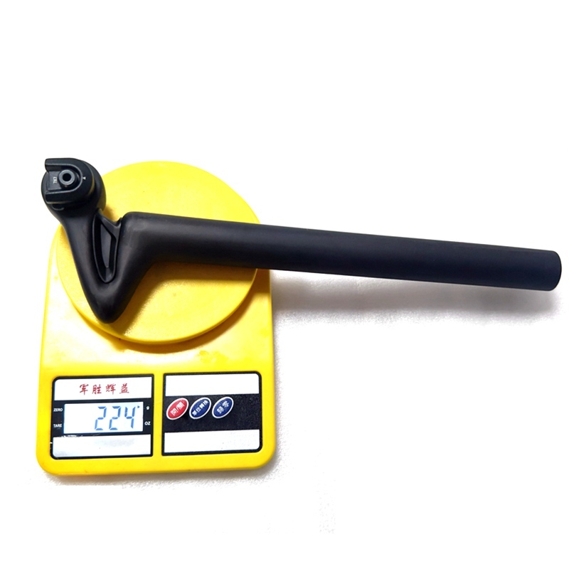 BIKEDOC Carbon Seatpost 350MM Offset Road Bicycle Seat Post For MTB