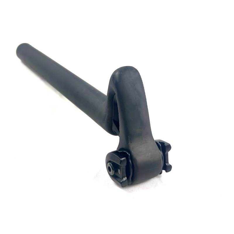 BIKEDOC Carbon Seatpost 350MM Offset Road Bicycle Seat Post For MTB