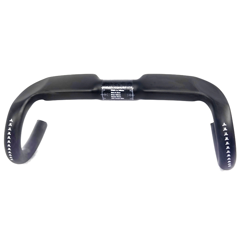 New Carbon Handle Bar 340MM Aero Road Bike Bar UD Matte Inner Carbon Bicycle Handlebar 31.8MM For Bike