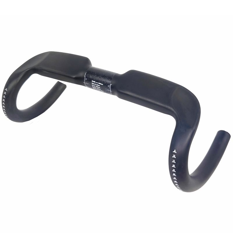 New Carbon Handle Bar 340MM Aero Road Bike Bar UD Matte Inner Carbon Bicycle Handlebar 31.8MM For Bike